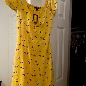 Yellow medium dress